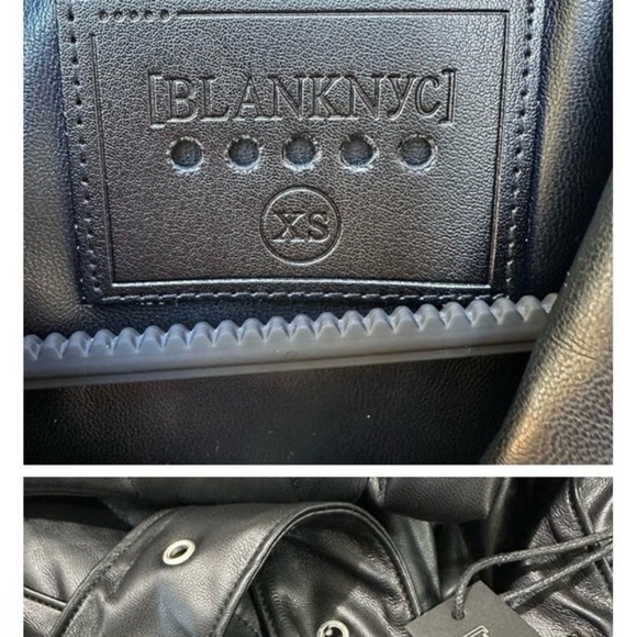 BLANK NYC UNDER THE RADAR PU VEST - Picture 4 of 4